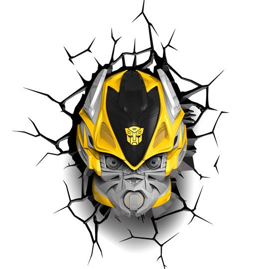 Главное изображение Декоративный LED светильник 3D-Light-FX (3D Transformers Bumblbee)