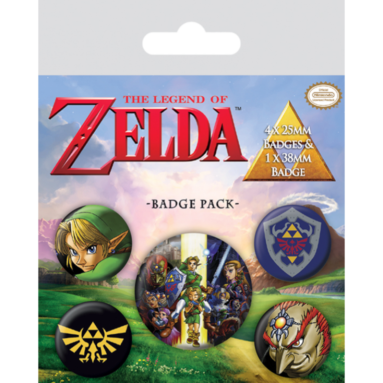 Главное изображение Значки The Legend Of Zelda (5 шт.)