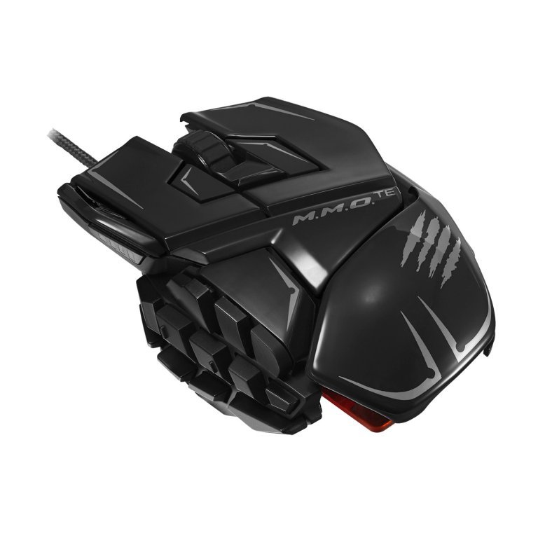 Главное изображение Мышь Mad Catz M.M.O.TE Gaming Mouse - проводная лазерная (Gloss Black) для Pc