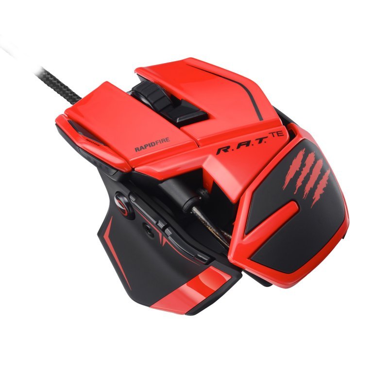 Главное изображение Игровая Мышь Mad Catz R.A.T.TE Gaming Mouse - проводная лазерная (красный) для Pc