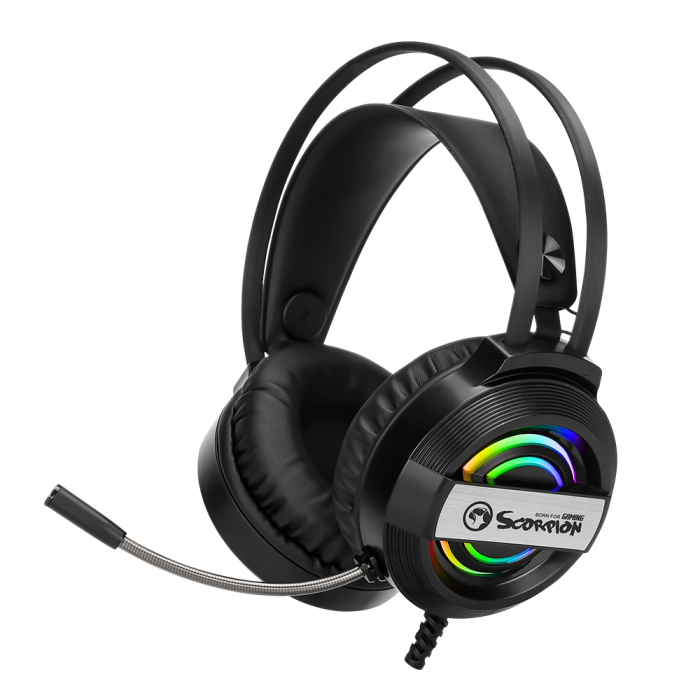 Главное изображение Игровая гарнитура Marvo HG8902 Gaming Headset с подсветкой RGB, ПК для Pc