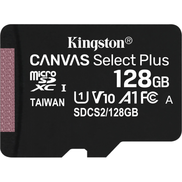 Главное изображение Карта памяти MicroSD 128GB Kingston Canvas Select Plus (100 Mb/s) + SD адаптер для Switch