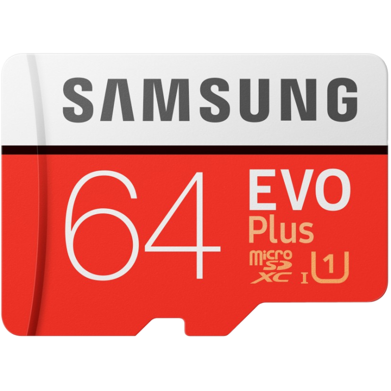 Главное изображение Карта памяти MicroSD 64GB Samsung Class 10 Evo Plus U1 (R/W 100/20 MB/s) + SD адаптер для Switch