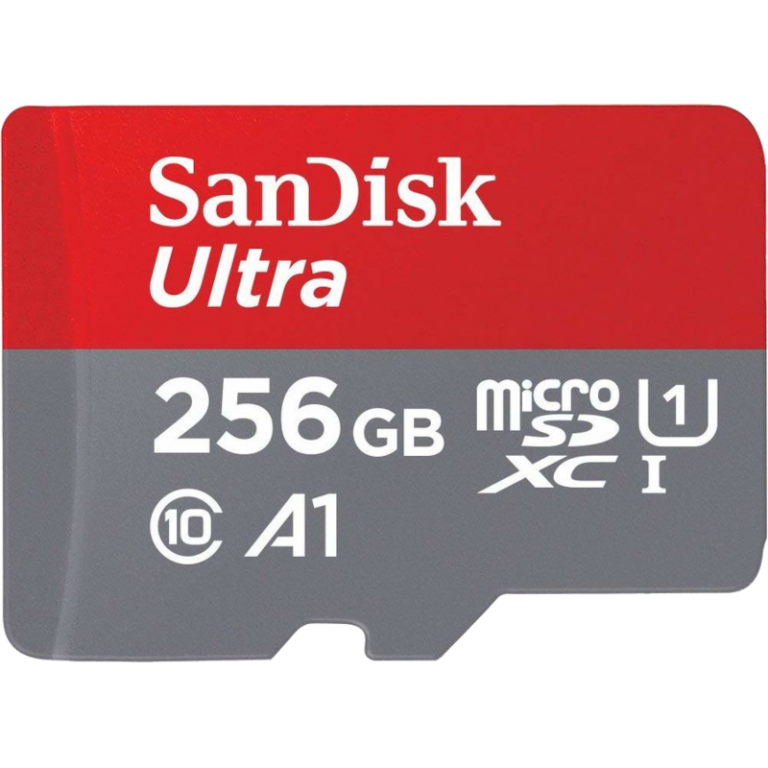 Главное изображение Карта памяти MicroSDXC 256GB SanDisk Class 10 Ultra Android UHS-I A1 (120 Mb/s) + SD адаптер для Switch