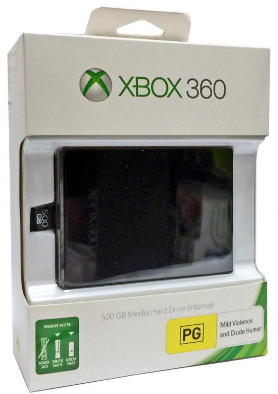 Главное изображение Жесткий диск Microsoft Hard Drive 500Gb для Xbox 360 Slim, E для Xbox360