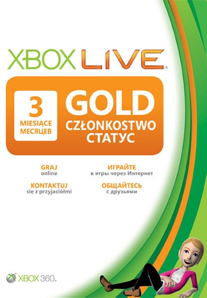 Главное изображение Microsoft Xbox Live Gold 3 месяца подписки + игра Comic Jumper + игра The Maw  (коды на скачивание) для Xbox360