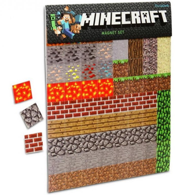 Главное изображение Minecraft Magnet Set