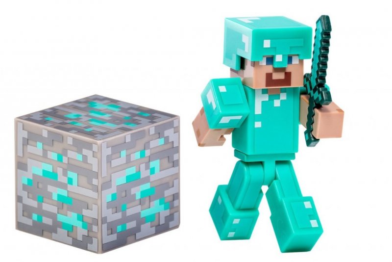Главное изображение Фигурка Minecraft Overworld Steve Witn Diamond Armor