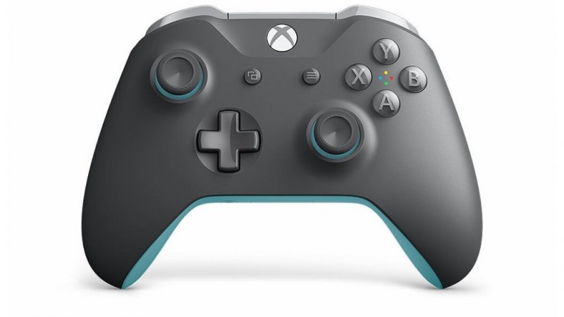 Главное изображение New Microsoft Wireless Controller Xbox One (серо - синий) (WL3-00106) для Xboxone