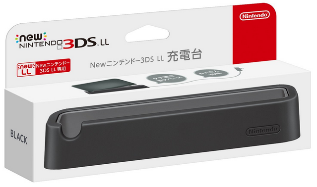 Главное изображение Подставка для подзарядки New Nintendo 3DS XL (чёрная) для 3ds