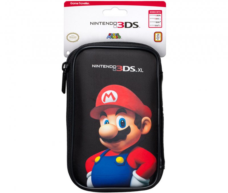 Главное изображение Чехол черный для Nintendo 3DS / 3DS XL / New 3DS XL (Марио) для 3ds