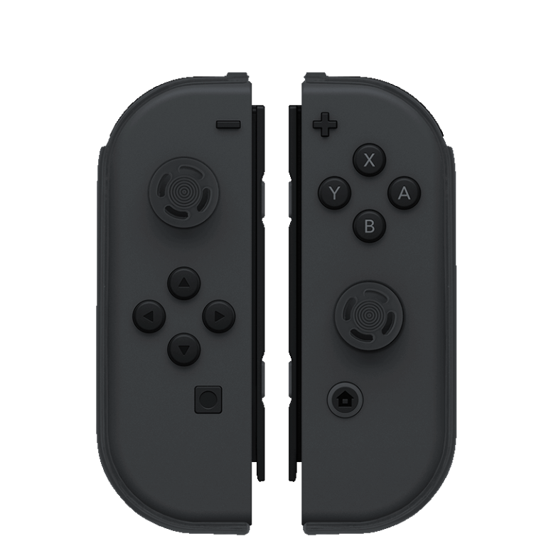 Главное изображение Защитные чехлы для Nintendo Switch Joy-Con Armor Guards 2 Pack + накладки на стики, black  для Switch