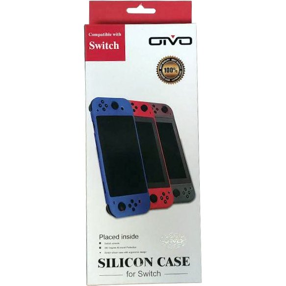 Главное изображение OIVO Силиконовый чехол (чёрный) для Switch