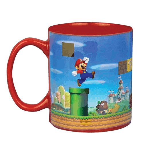 Главное изображение Кружка с терморисунком Paladone: Super Mario