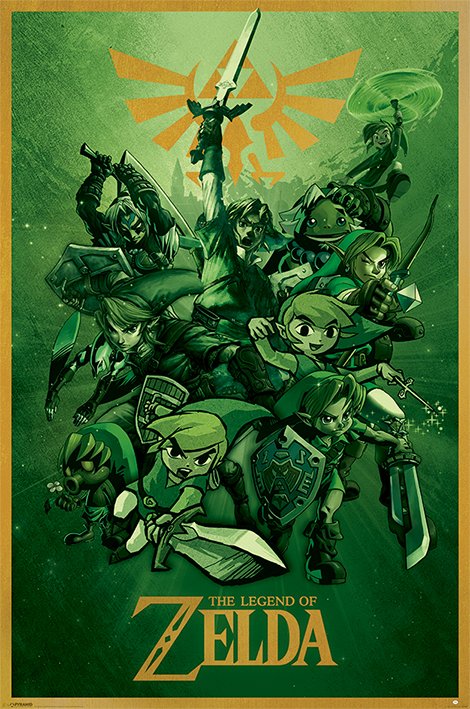 Главное изображение Постер Pyramid Maxi Poster: The Legend Of Zelda (Link)