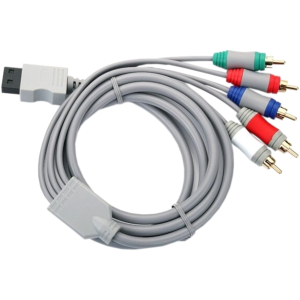 Главное изображение Компонентный кабель (RCAх5) для Nintendo Wii (Б/У) для 