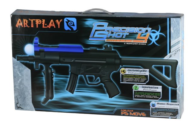 Главное изображение Рукоятка в виде автомата для PS Move с функцией Shock (для стрельбы и навигации) для Ps3