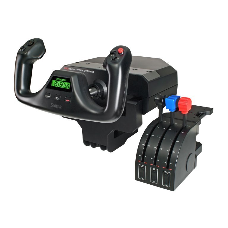 Главное изображение Saitek Pro Flight Yoke System самолётный штурвал для Pc