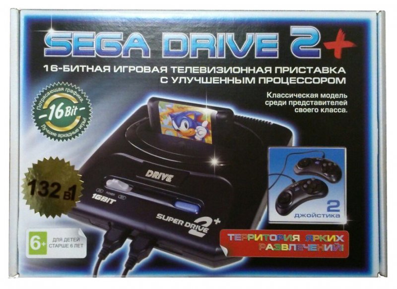 Главное изображение 16bit Drive 2+ 132 встроенных игры <small>(Pc)</small>