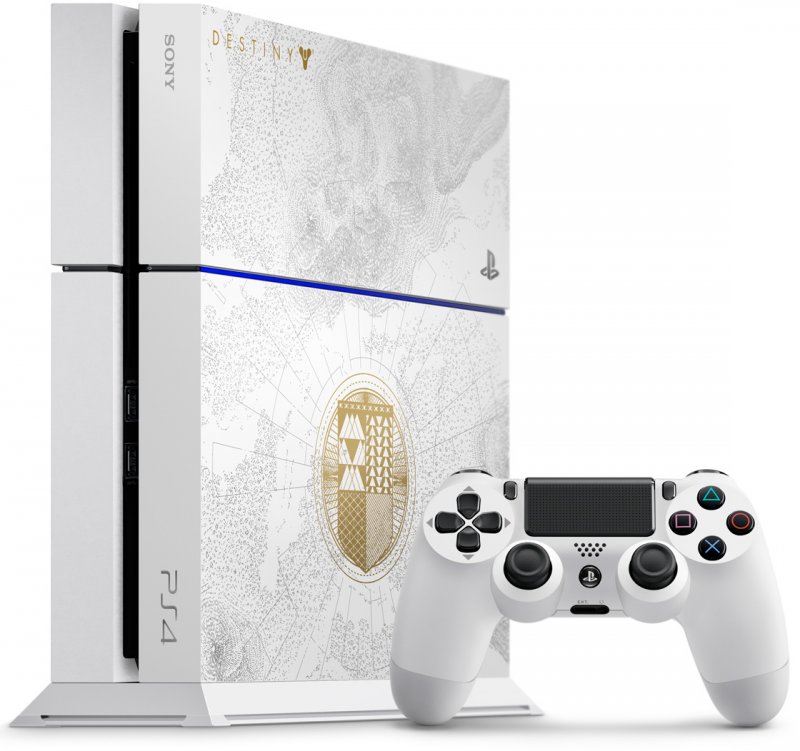 Главное изображение Sony PlayStation 4 500Гб (CUH-1208A), белая, Limited Edition - Destiny: The Taken King РОСТЕСТ <small>(Ps4)</small>