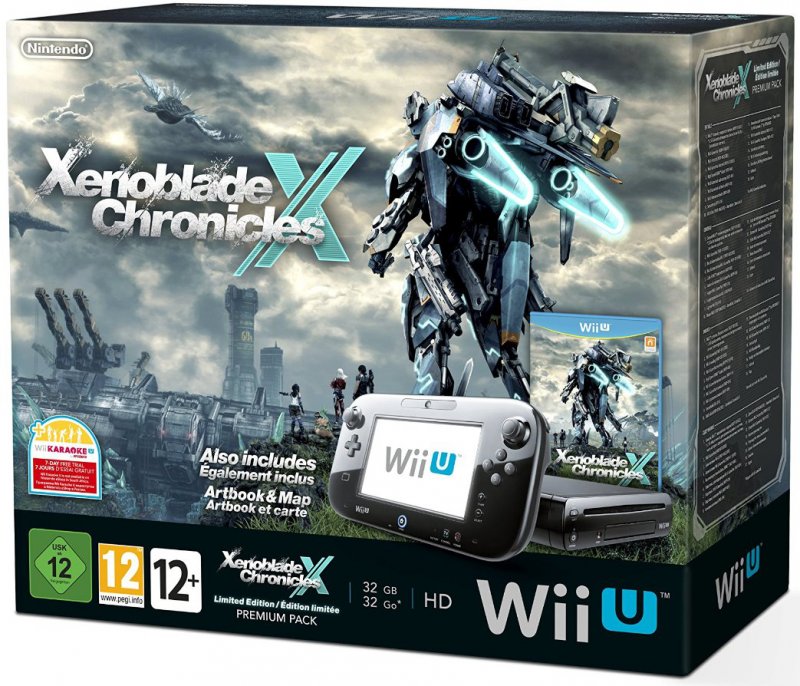 Главное изображение Nintendo Wii U Premium Pack + Xenoblade Chronicles X (РОСТЕСТ) <small>(Wii)</small>