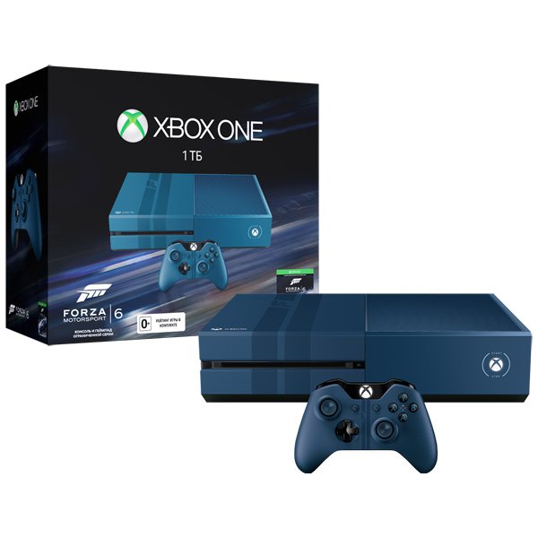 Главное изображение Microsoft Xbox One 1Тб + игра  «Forza Motorsport 6» (без Кинекта) (РОСТЕСТ) <small>(Xboxone)</small>