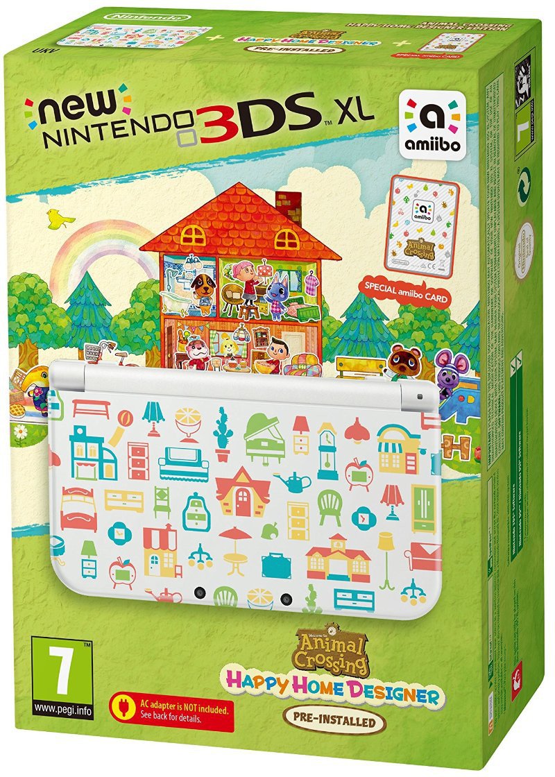 Главное изображение New Nintendo 3DS XL (белая) + игра Animal Crossing: Happy Home Designer <small>(3DS)</small>