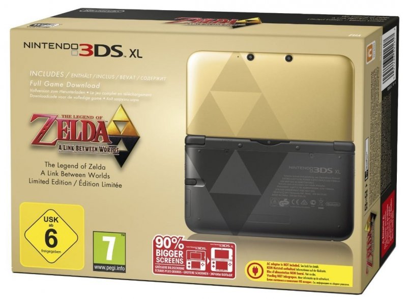 Главное изображение Nintendo 3DS XL - Zelda Limited Edition, белая (Б/У) <small>(3DS)</small>