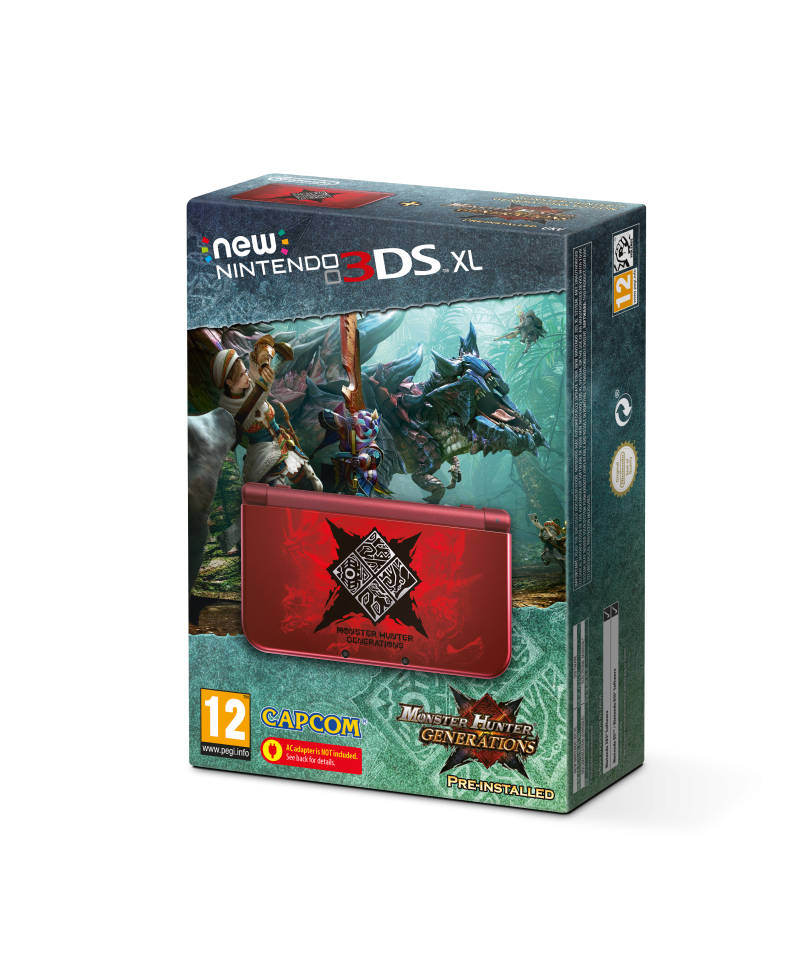 Главное изображение New Nintendo 3DS XL - Monster Hunter Generations Edition <small>(3ds)</small>