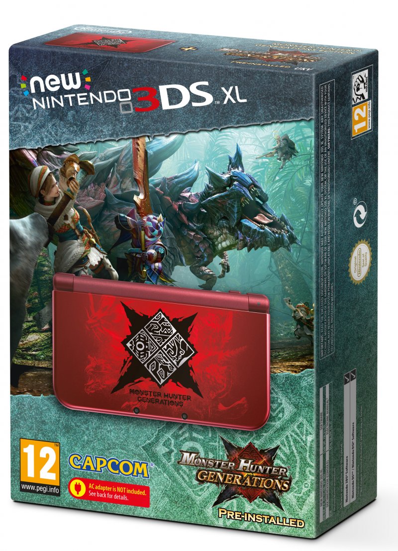 Главное изображение New Nintendo 3DS XL - Monster Hunter Generations Edition (Б/У) <small>(3ds)</small>
