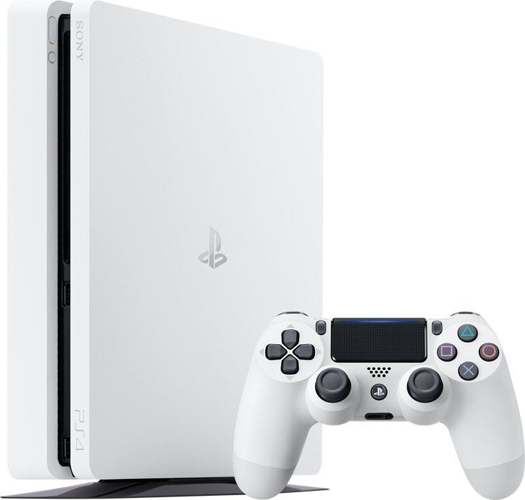 Главное изображение Sony PlayStation 4 Slim 500GB, белая (CUH-2216A) <small>(PS4)</small>