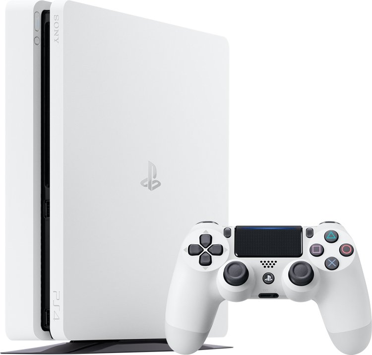 Главное изображение Sony PlayStation 4 Slim 500GB, белая (CUH-2216A) <small>(Ps4)</small>