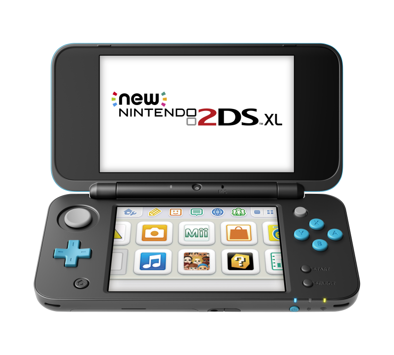 Главное изображение New Nintendo 2DS XL, чёрная <small>(3DS)</small>