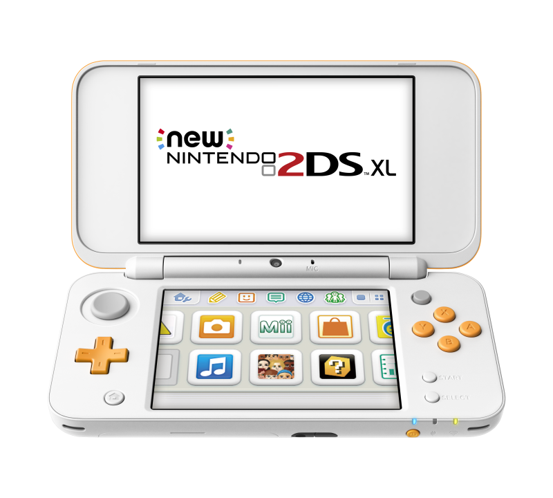 Главное изображение New Nintendo 2DS XL (белый + оранжевый)  <small>(3DS)</small>