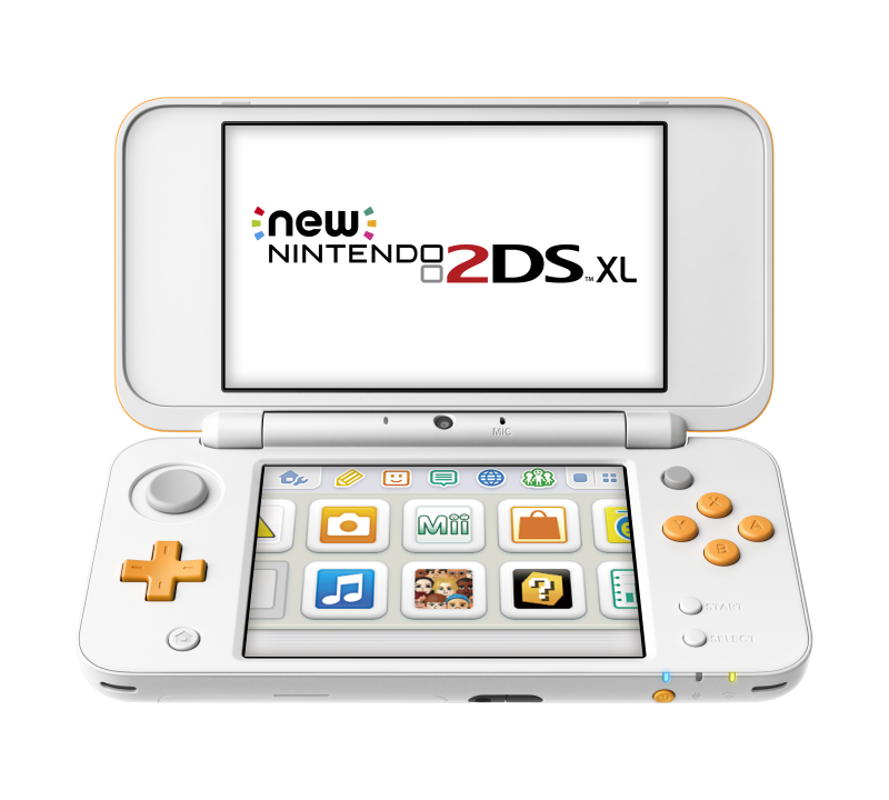 Главное изображение New Nintendo 2DS XL (белый + оранжевый)  <small>(3ds)</small>