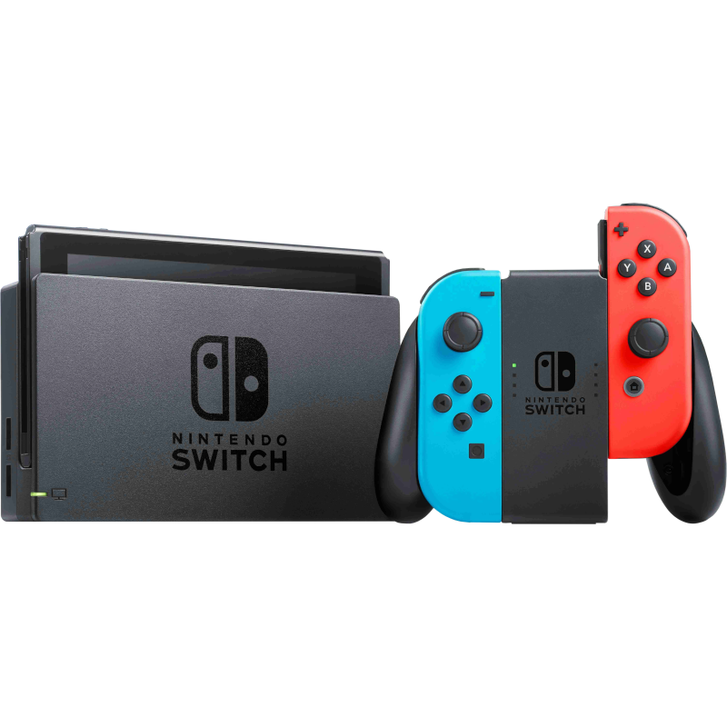 Главное изображение Nintendo Switch (неоновый красный/неоновый синий) (Б/У) <small>(Switch)</small>