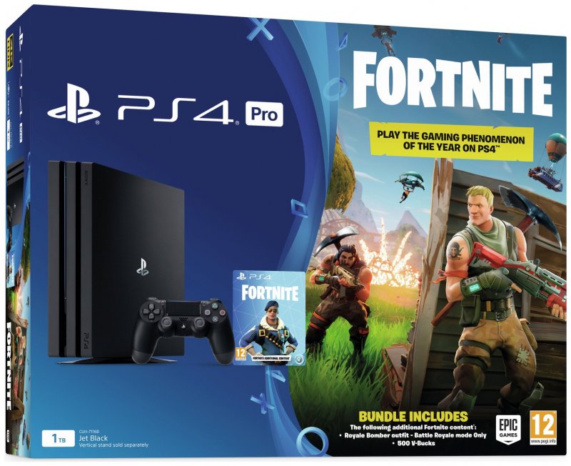 Главное изображение Sony PlayStation 4 Pro 1TB чёрная (CUH-7216B) + Fortnite Neo Versa Bundle <small>(Ps4)</small>