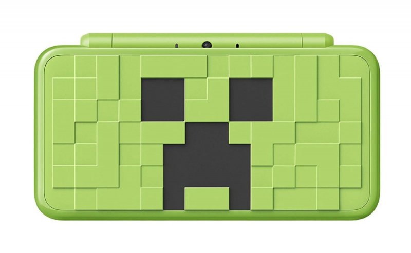 Главное изображение New Nintendo 2DS XL Creeper Edition + Minecraft (код загрузки) <small>(3ds)</small>