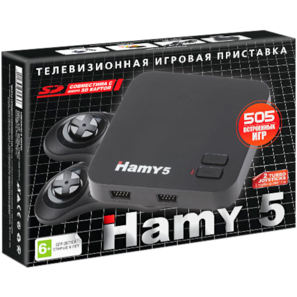 Главное изображение Игровая приставка Hamy 5 Black (505 игр) <small>(Retro)</small>