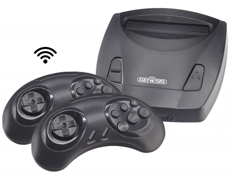 Главное изображение Retro Genesis 8 Bit Junior Wireless + 300 игр (AV кабель, 2 беспроводных джойстика) <small>(Retro)</small>