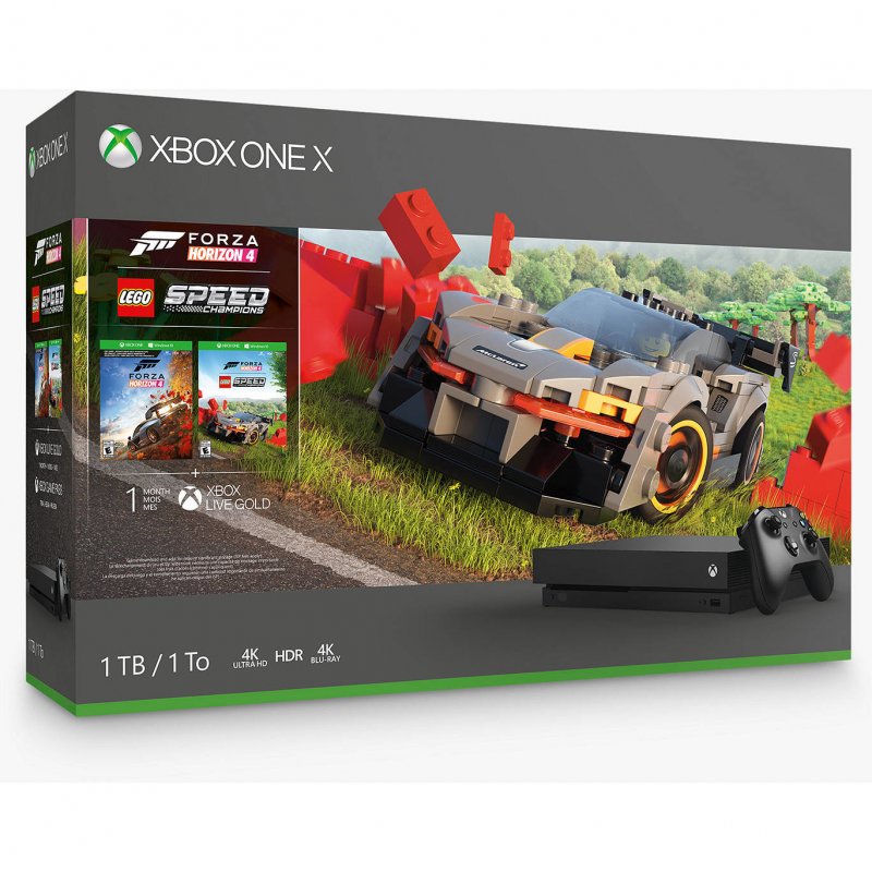Главное изображение Microsoft Xbox One X 1TB + Forza Horizon 4 + DLC Lego SPEED <small>(Xboxone)</small>