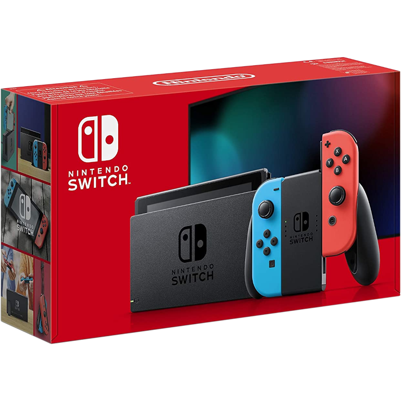 Главное изображение Nintendo Switch неоновый красный/неоновый синий [Улучшенная батарея] (Б/У) <small>(Switch)</small>