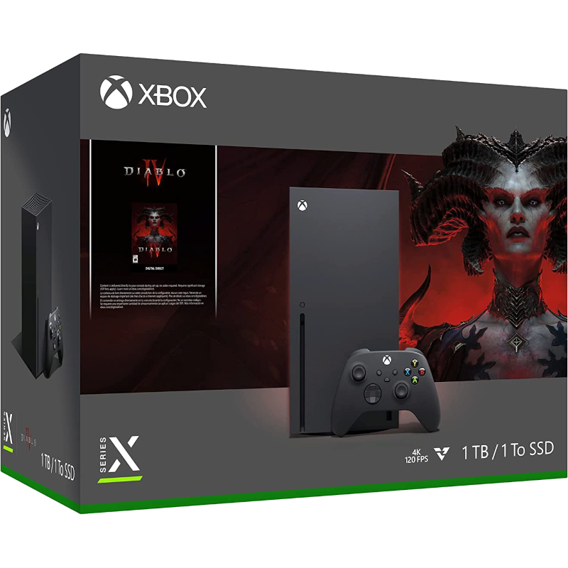 Главное изображение Microsoft Xbox Series X + код загрузки Diablo IV <small>(Xboxsx)</small>