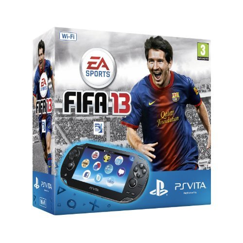 Главное изображение Sony PlayStation Vita WiFi Black Rus (PS Vita Model 1008) + PSN код активации FIFA 13 + Карта памяти 4 Гб <small>(Psvita)</small>