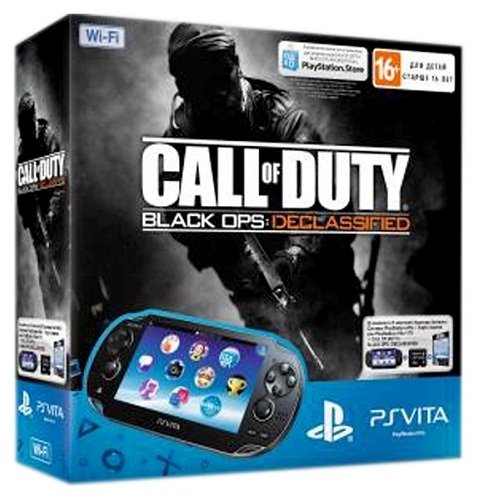 Главное изображение Sony PlayStation Vita WiFi Black Rus (PS Vita Model 1008) + PSN код активации Call of Duty: Black Ops. Declassified + Карта памяти 4 Гб <small>(Psvita)</small>