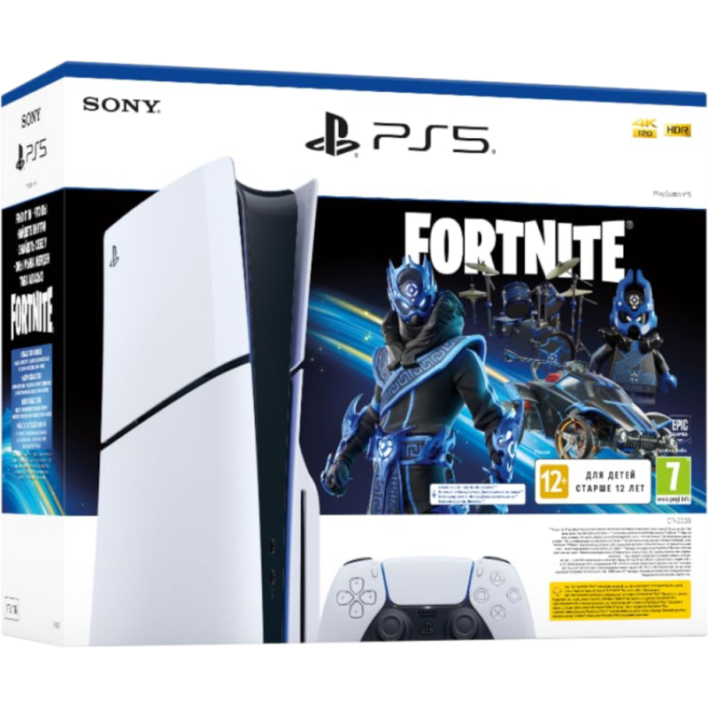 Главное изображение Игровая приставка Sony PlayStation 5 Slim - Fortnite Cobalt Star Bundle EU (с дисководом) * <small>(Ps5)</small>