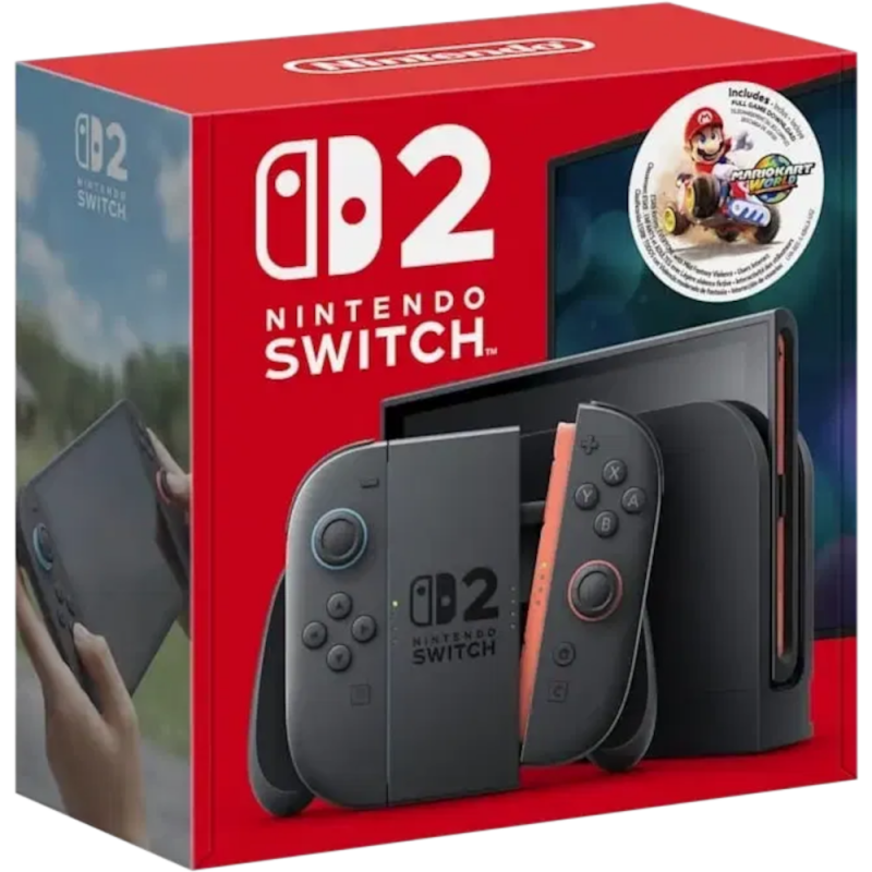 Главное изображение Nintendo Switch 2 + код загрузки Mario Kart World (HK / Korea) * <small>(Switch2)</small>