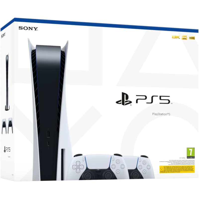 Главное изображение Игровая приставка Sony PlayStation 5 (CFI-1216A) (2 геймпада) <small>(Ps5)</small>