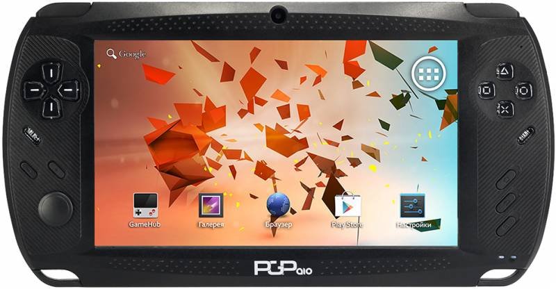 Главное изображение Игровая консоль PGP AIO 7000 Droid 7 MultiTouch (5 точек) (Android 4.2.2, 800*480, G-сенсор, 8GB) черная <small>(Pc)</small>