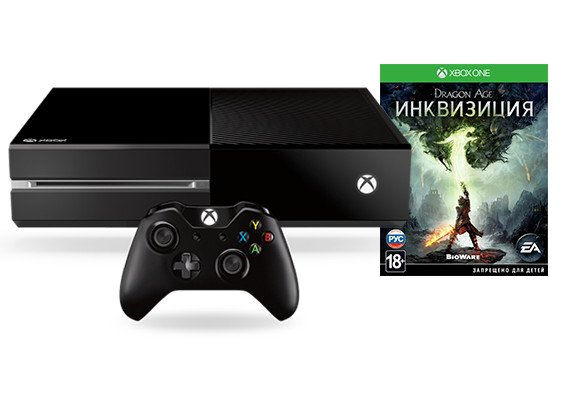 Главное изображение Microsoft Xbox One 500Гб (без Кинекта) (EU) + игра Dragon Age: Инквизиция (русская версия) <small>(Xboxone)</small>